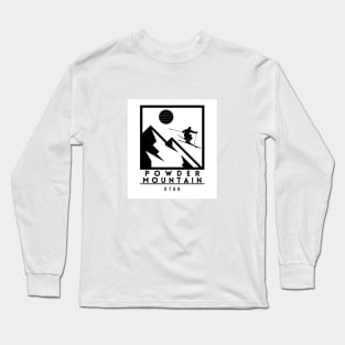 Powder Mountain Utah United States ski Long Sleeve T-Shirt